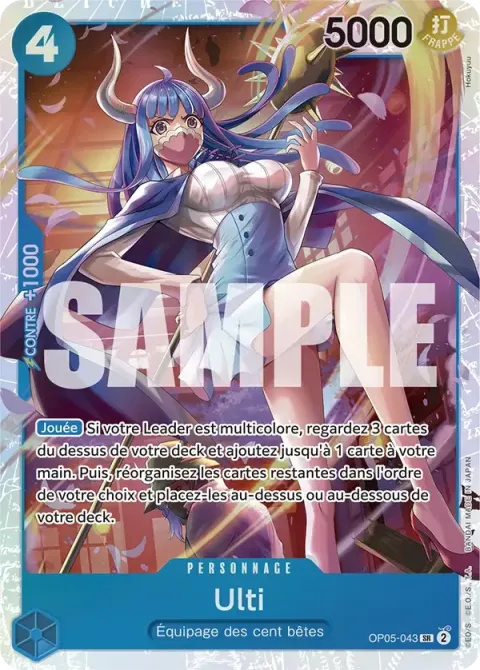 Carte One Piece Ulti OP05-043 · parallèle, extension Awakening of the New Era (sortie anglaise)
