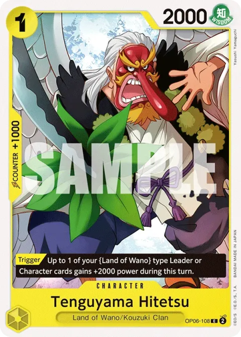 Carte One Piece Tenguyama Hitetsu OP06-108, extension Wings of the Captain (sortie anglaise)