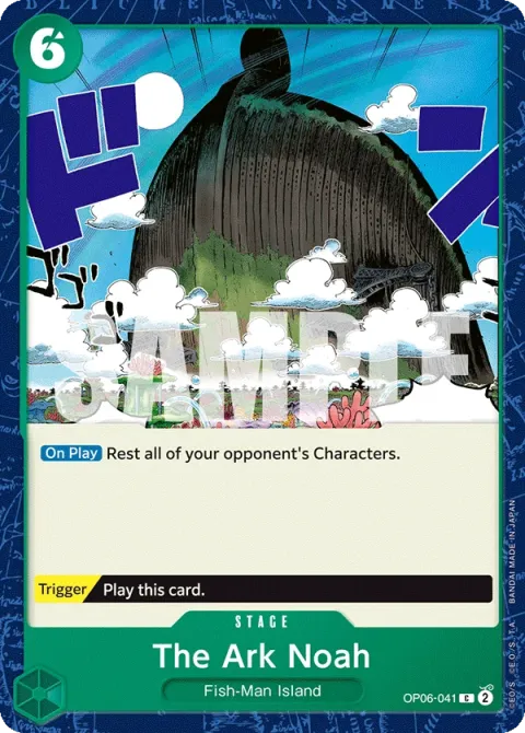Carte One Piece The Ark Noah OP06-041, extension Wings of the Captain (sortie anglaise)