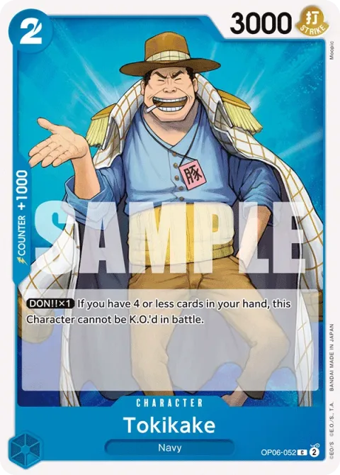 Carte One Piece Tokikake OP06-052, extension Wings of the Captain (sortie anglaise)