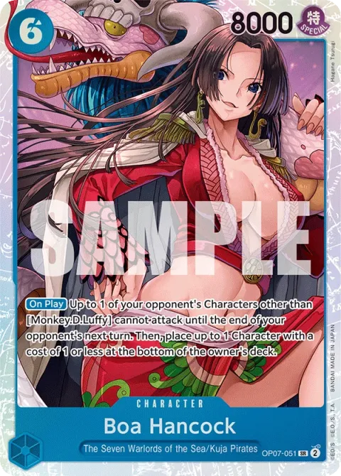 Carte One Piece Boa Hancock OP07-051, extension 500 Years in the Future (sortie anglaise)