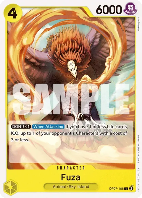 Carte One Piece Fuza OP07-106, extension 500 Years in the Future (sortie anglaise)