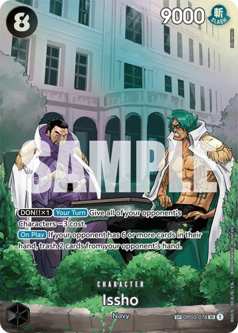 Carte One Piece Issho OP03-078 · parallèle 2, extension 500 Years in the Future (sortie anglaise)