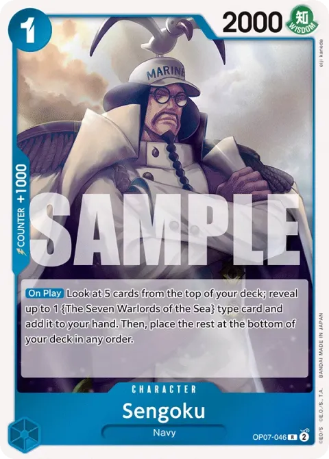 Carte One Piece Sengoku OP07-046, extension 500 Years in the Future (sortie anglaise)
