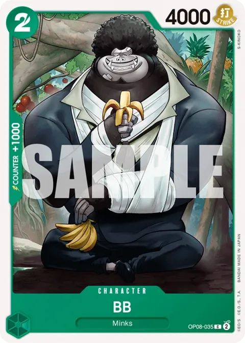 Carte One Piece BB OP08-035, extension Two Legends (sortie anglaise)