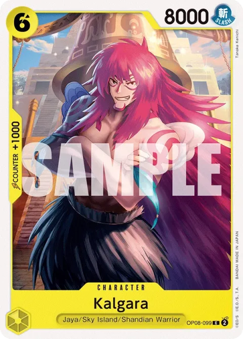 Carte One Piece Kalgara OP08-099, extension Two Legends (sortie anglaise)