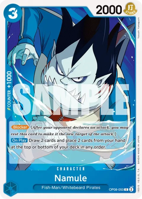 Carte One Piece Namule OP08-050, extension Two Legends (sortie anglaise)