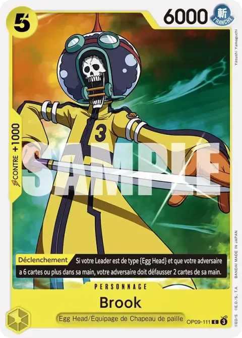 Carte One Piece Brook OP09-111, extension Les nouveaux empereurs