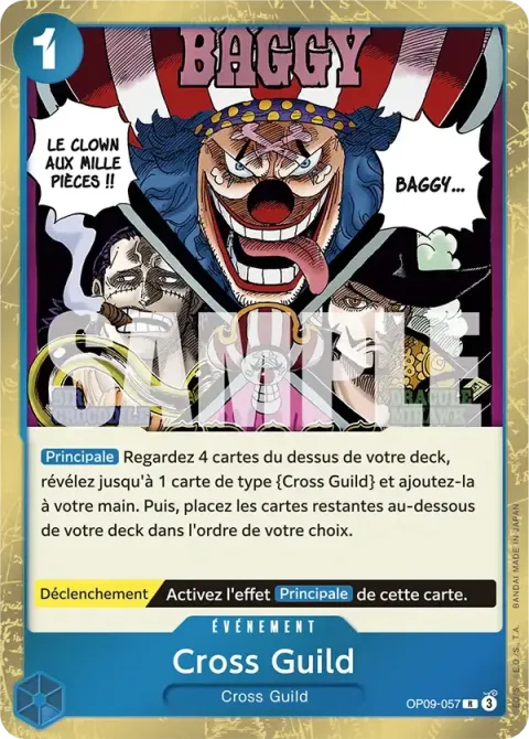 Carte One Piece Cross Guild OP09-057, extension Les nouveaux empereurs