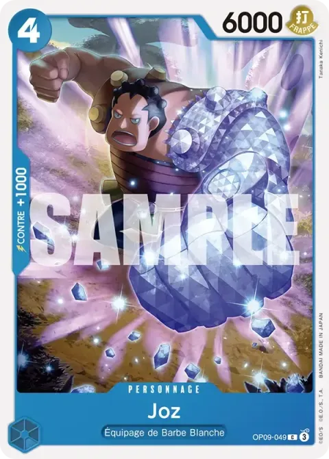 Carte One Piece Joz OP09-049, extension Les nouveaux empereurs