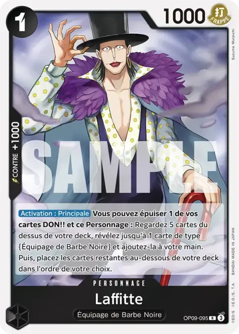 Carte One Piece Laffitte OP09-095, extension Les nouveaux empereurs
