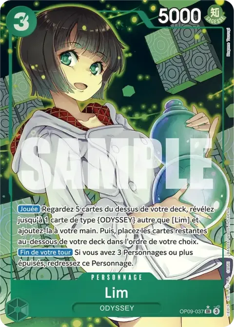 Carte One Piece Lim OP09-037 · parallèle, extension Les nouveaux empereurs
