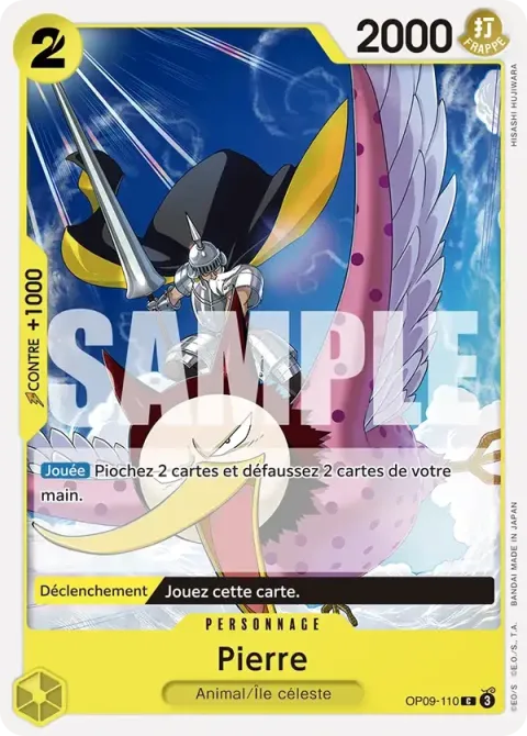 Carte One Piece Pierre OP09-110, extension Les nouveaux empereurs