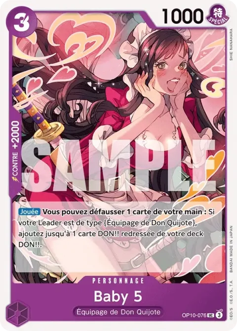 Carte One Piece Baby 5 OP10-076, extension Sang royal