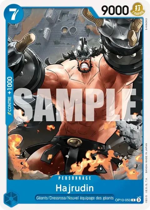 Carte One Piece Hajrudin OP10-050, extension Sang royal