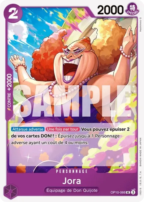 Carte One Piece Jora OP10-066, extension Sang royal