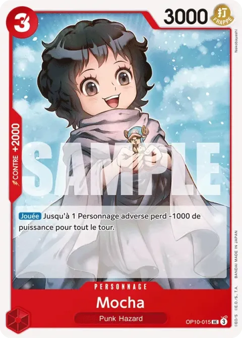 Carte One Piece Mocha OP10-015, extension Sang royal
