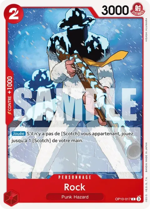 Carte One Piece Rock OP10-017, extension Sang royal