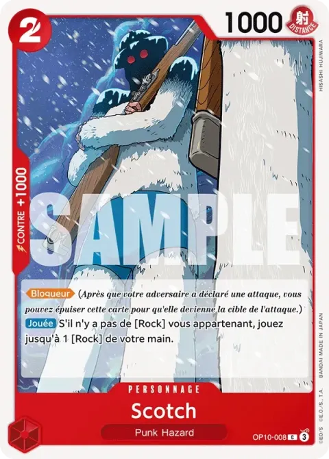 Carte One Piece Scotch OP10-008, extension Sang royal