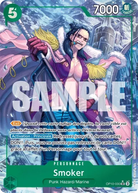 Carte One Piece Smoker OP10-030 · parallèle, extension Sang royal