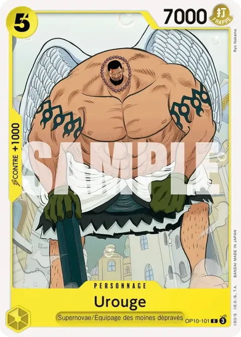 Carte One Piece Urouge OP10-101, extension Sang royal