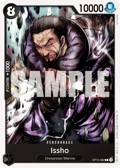 Carte One Piece Issho OP12-082, extension L’héritage du maître