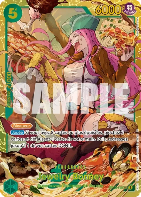 Carte One Piece Jewelry Bonney OP12-118, extension L’héritage du maître