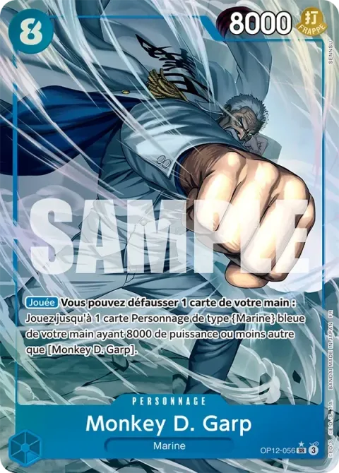 Carte One Piece Monkey D. Garp OP12-056 · parallèle, extension L’héritage du maître