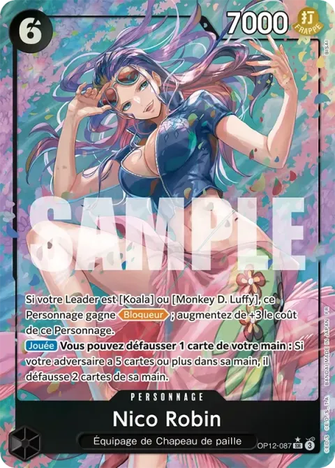 Carte One Piece Nico Robin OP12-087 · parallèle, extension L’héritage du maître