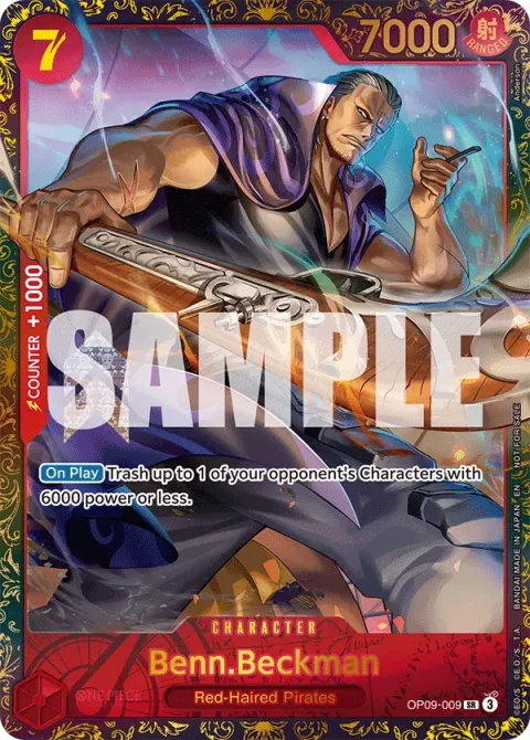 Carte One Piece Benn.Beckman OP09-009 · parallèle 2, extension Successeurs