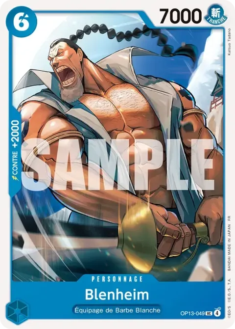 Carte One Piece Blenheim OP13-049, extension Successeurs
