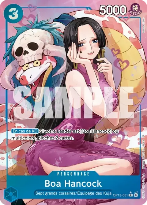 Carte One Piece Boa Hancock OP13-051 · parallèle, extension Successeurs