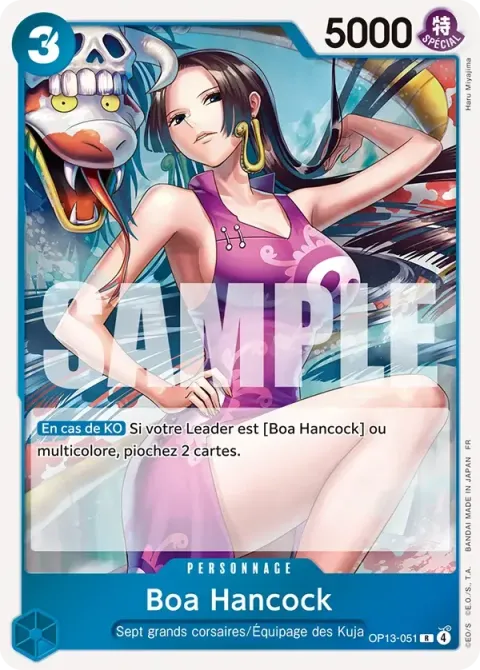 Carte One Piece Boa Hancock OP13-051, extension Successeurs