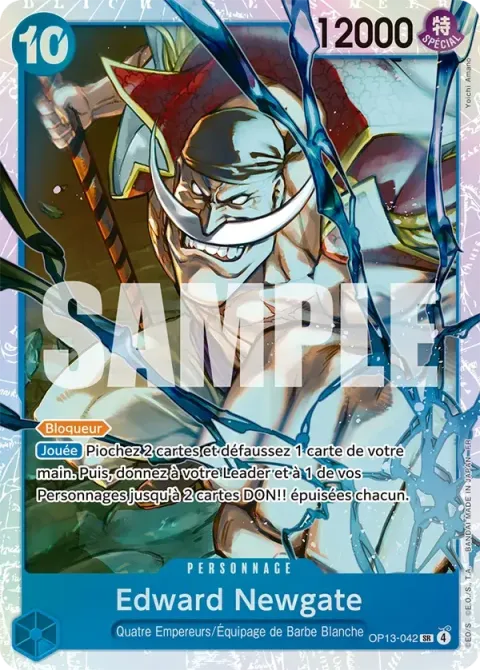 Carte One Piece Edward Newgate OP13-042, extension Successeurs