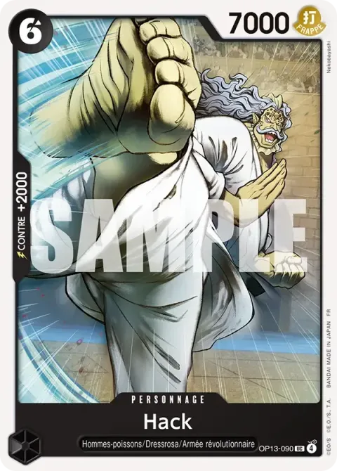 Carte One Piece Hack OP13-090, extension Successeurs