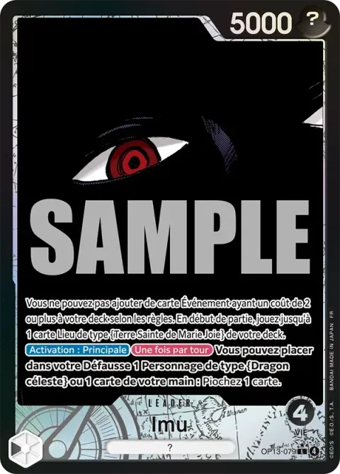 Carte One Piece Imu OP13-079 · parallèle, extension Successeurs