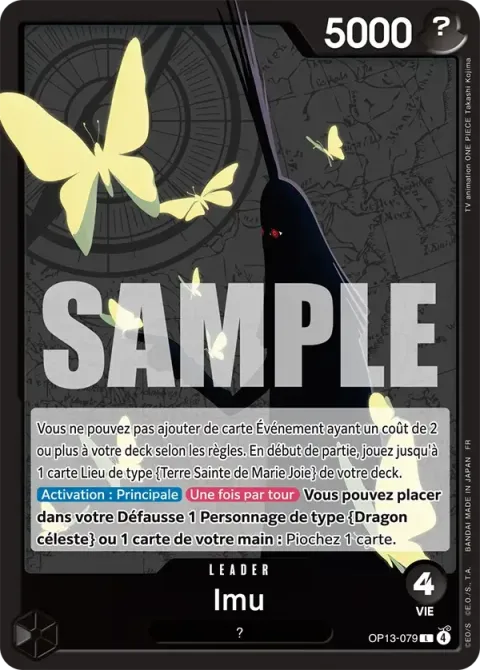 Carte One Piece Imu OP13-079, extension Successeurs