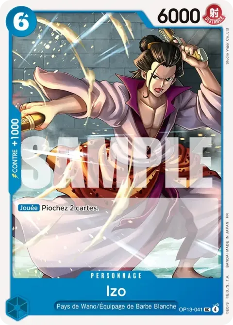 Carte One Piece Izo OP13-041, extension Successeurs