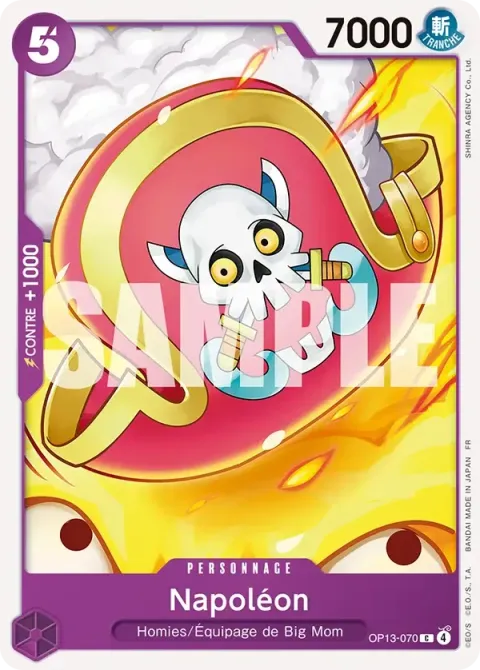 Carte One Piece Napoléon OP13-070, extension Successeurs