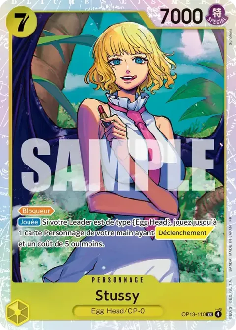 Carte One Piece Stussy OP13-110, extension Successeurs
