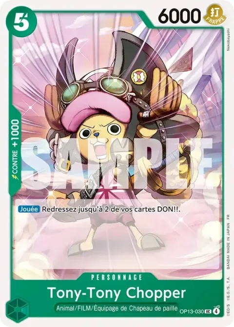 Carte One Piece Tony-Tony Chopper OP13-030, extension Successeurs