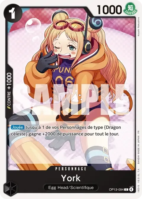 Carte One Piece York OP13-094, extension Successeurs
