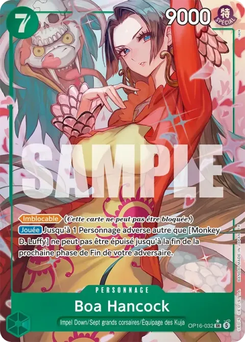 Carte One Piece Boa Hancock OP16-032 · parallèle, extension L’heure de la bataille décisive