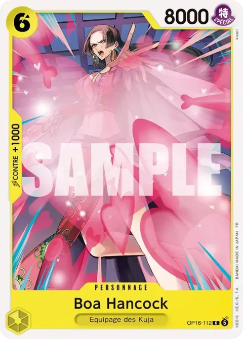 Carte One Piece Boa Hancock OP16-112, extension L’heure de la bataille décisive