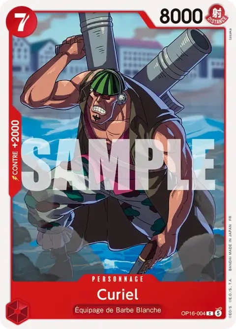 Carte One Piece Curiel OP16-004, extension L’heure de la bataille décisive