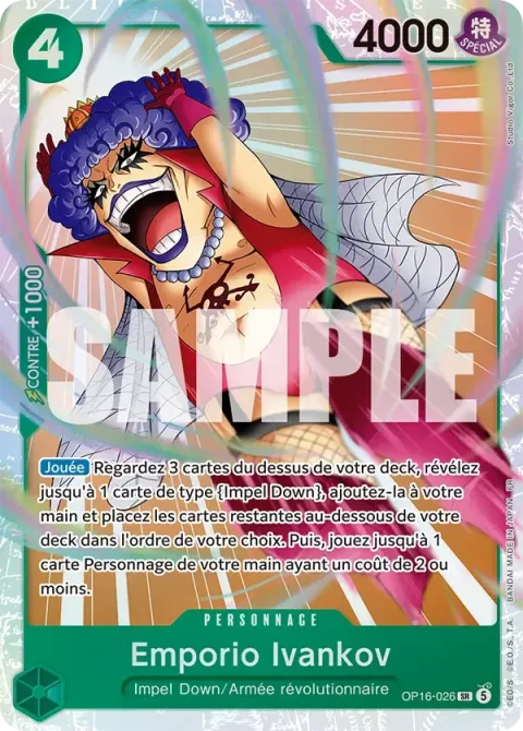 Carte One Piece Emporio Ivankov OP16-026, extension L’heure de la bataille décisive
