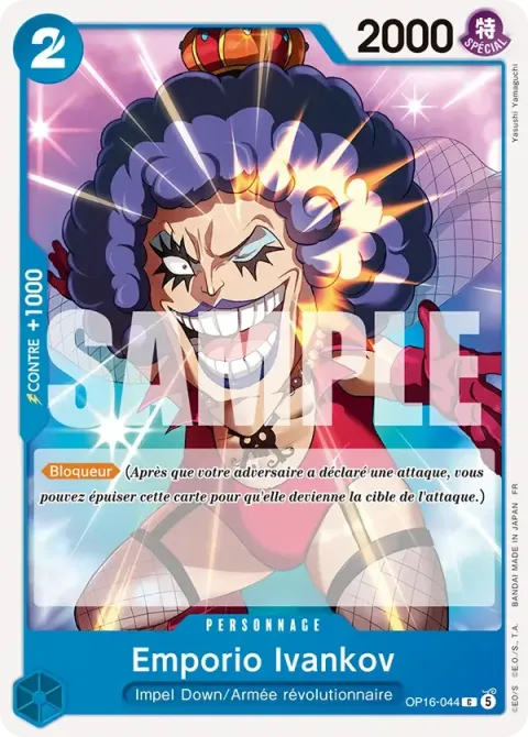 Carte One Piece Emporio Ivankov OP16-044, extension L’heure de la bataille décisive
