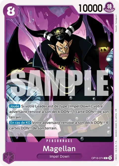 Carte One Piece Magellan OP16-074, extension L’heure de la bataille décisive