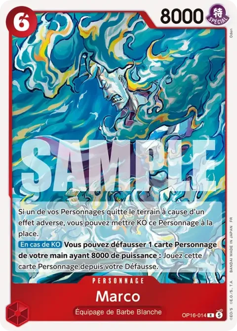 Carte One Piece Marco OP16-014, extension L’heure de la bataille décisive
