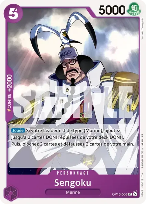 Carte One Piece Sengoku OP16-066, extension L’heure de la bataille décisive